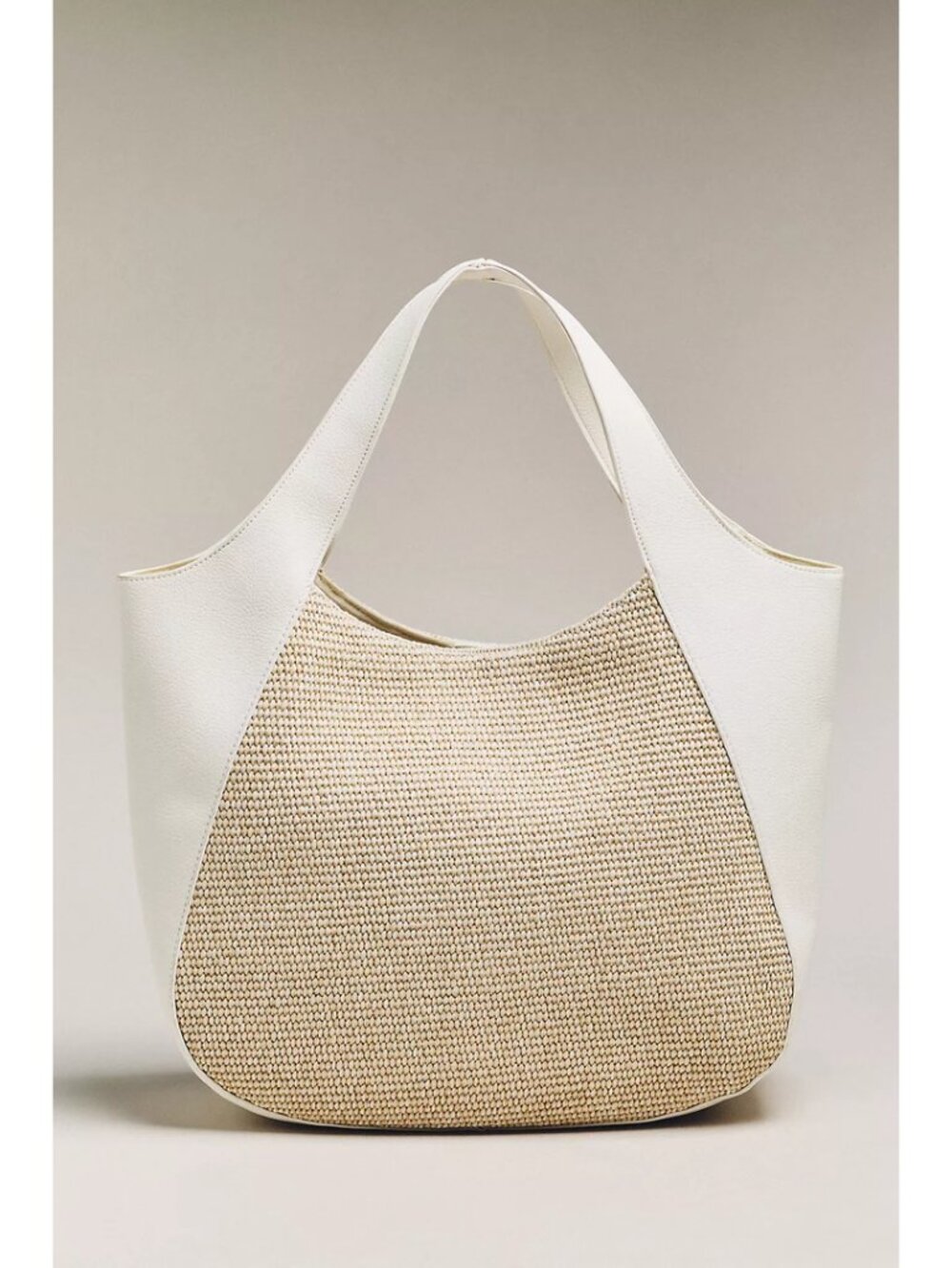 ANTHROPOLOGIE The Sonia Raffia Slouchy Tote Bag NWT